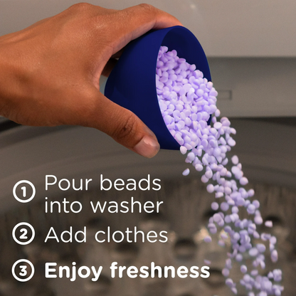 Downy Infusions Calm In Wash Scent Booster Beads, Lavender & Vanilla Bean Scent – 162 g