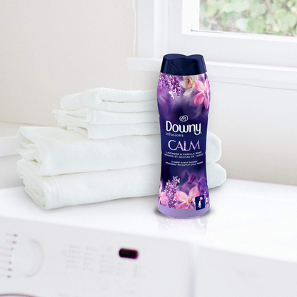 Downy Infusions Calm In Wash Scent Booster Beads, Lavender & Vanilla Bean Scent – 162 g