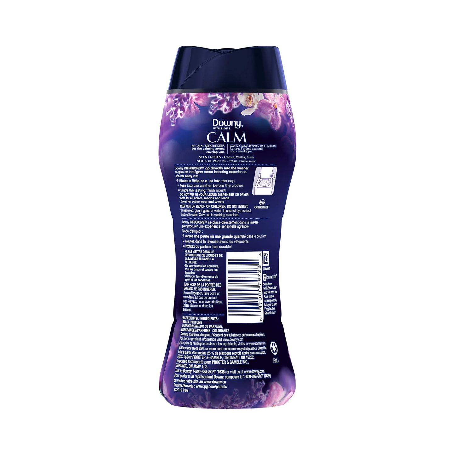 Downy Infusions Calm In Wash Scent Booster Beads, Lavender & Vanilla Bean Scent – 162 g