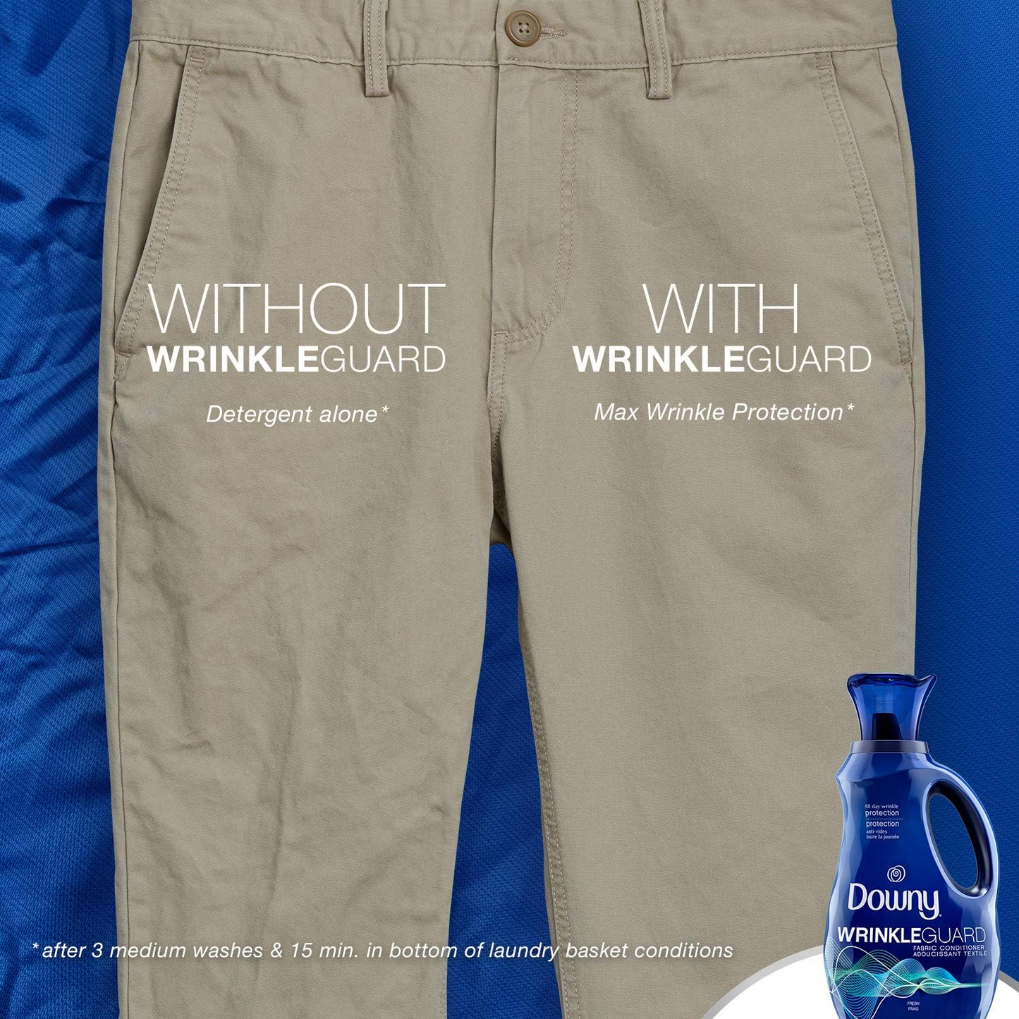 Downy Wrinkle Guard Fabric Conditioner, Fresh Scent – 1.92 L