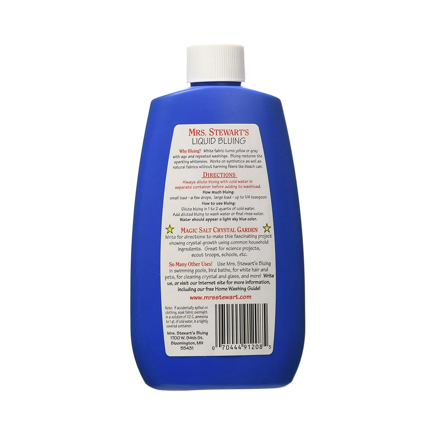 Mrs Stewart's Concentrated Liquid Bluing – 237 mL