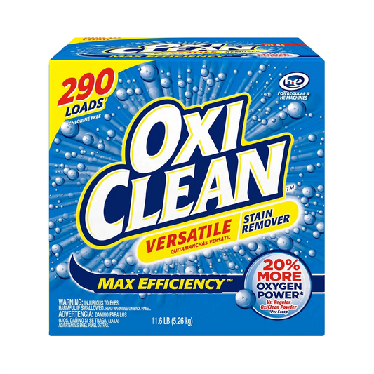 OxiClean Max Efficiency Versatile Stain Remover Powder – 5.26 kg, 290 loads