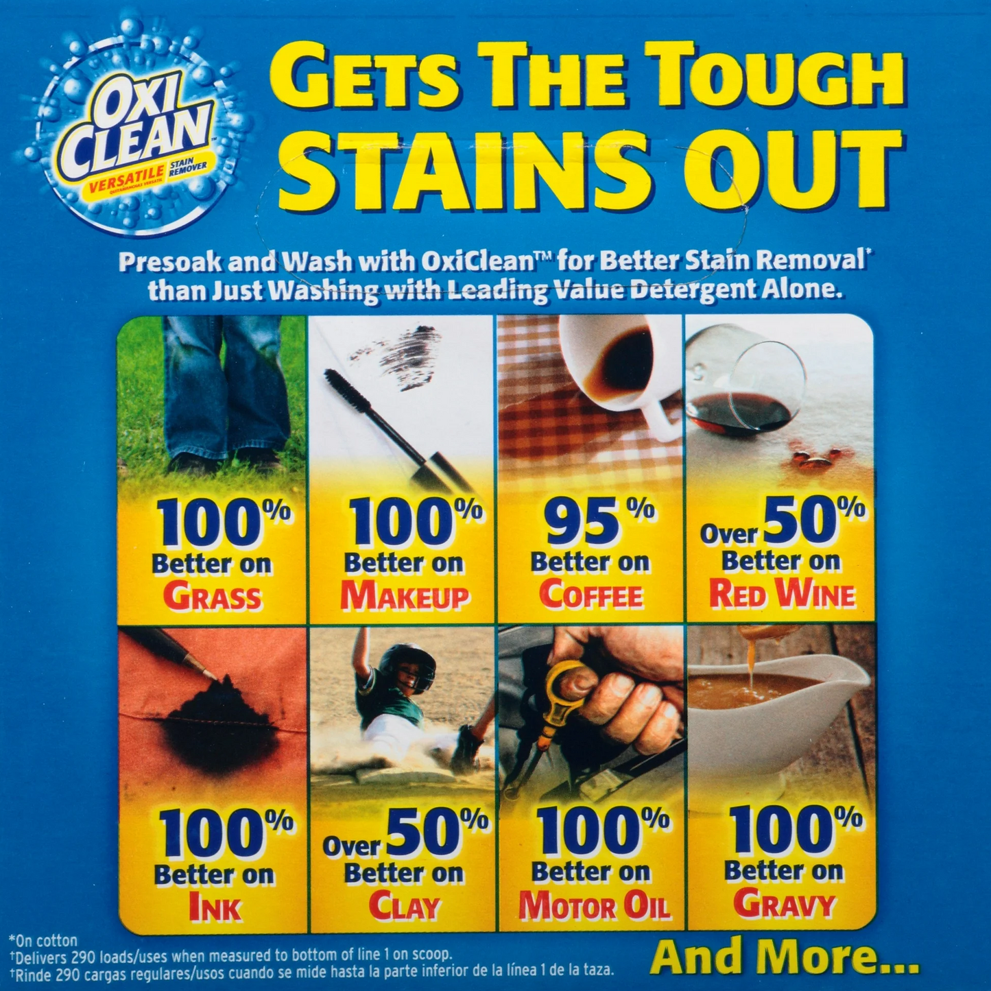 OxiClean Max Efficiency Versatile Stain Remover Powder – 5.26 kg, 290 loads