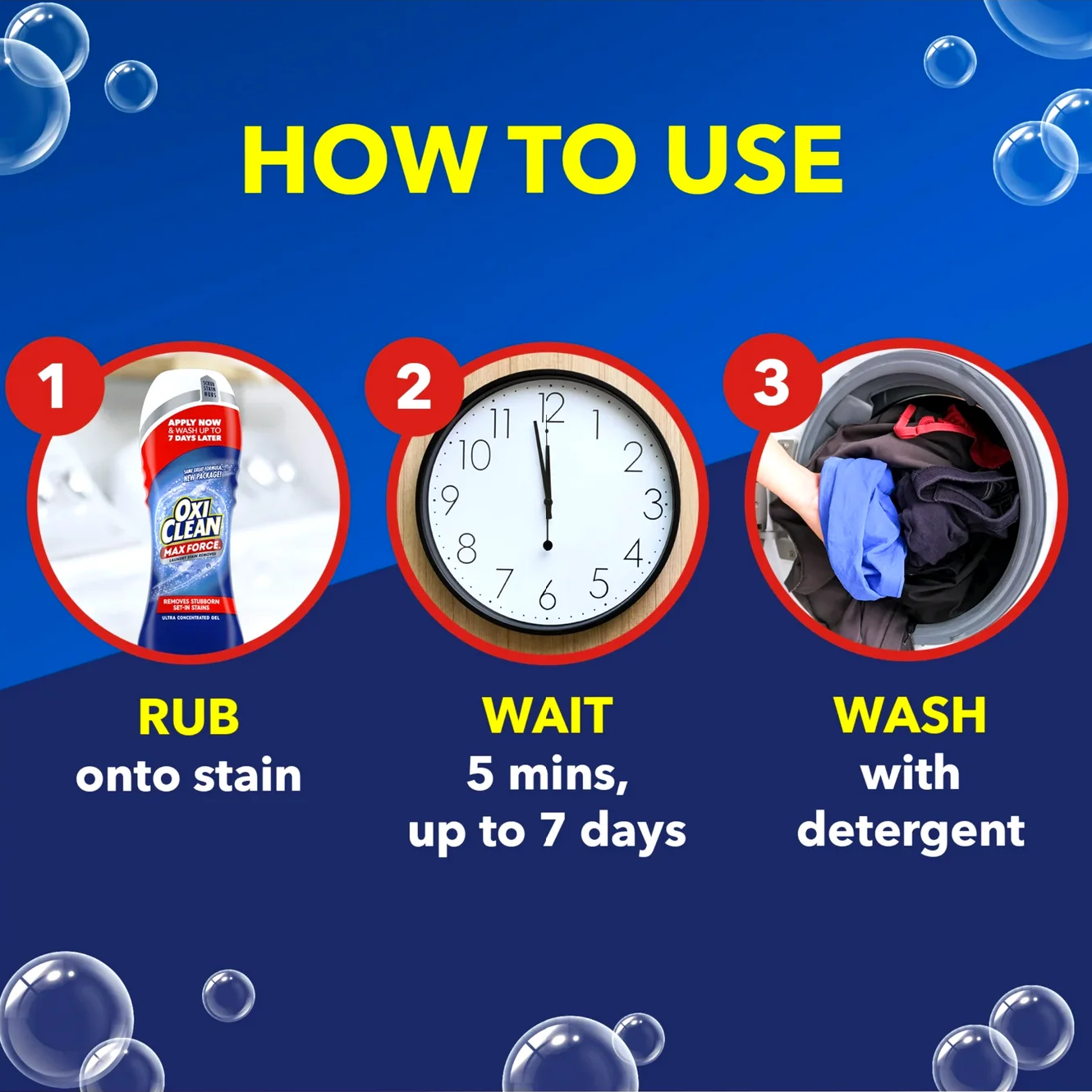 OxiClean Max Force Laundry Stain Remover Gel Stick – 175 g