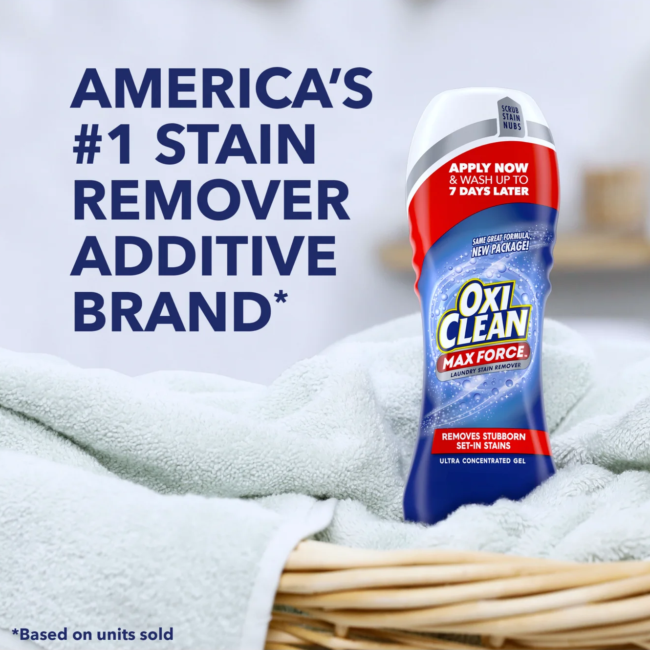 OxiClean Max Force Laundry Stain Remover Gel Stick – 175 g