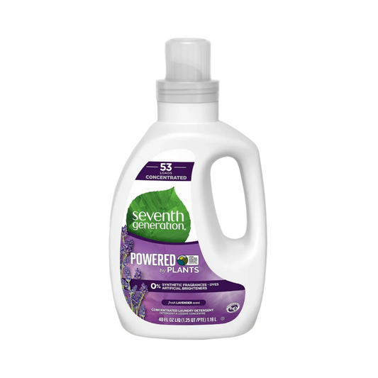 Seventh Generation Concentrated Laundry Detergent, Fresh Lavender Scent – 1.18 L, 53 loads
