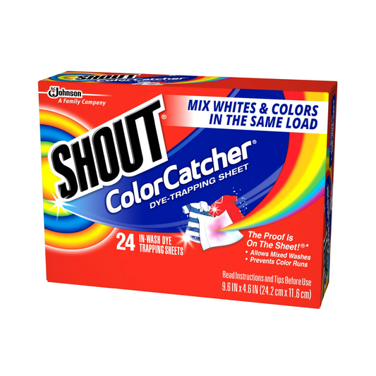 Shout Color Catcher Laundry Dye-Trapping Sheets – 24 ct