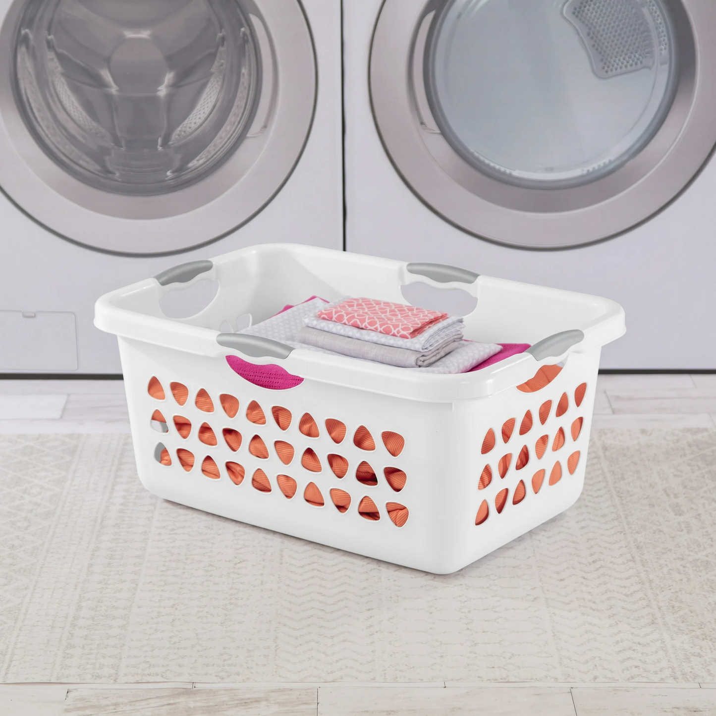 Sterilite Ultra Laundry Basket, White – 71 L