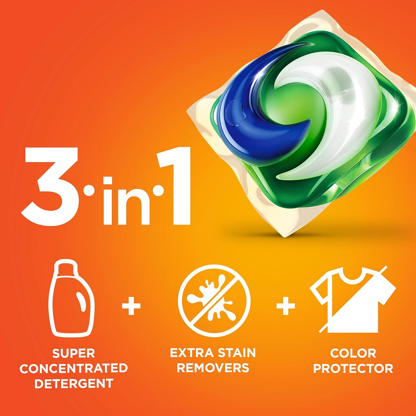 Tide Pods 3-in-1 Laundry Detergent Pacs, Original Scent – 96 ct