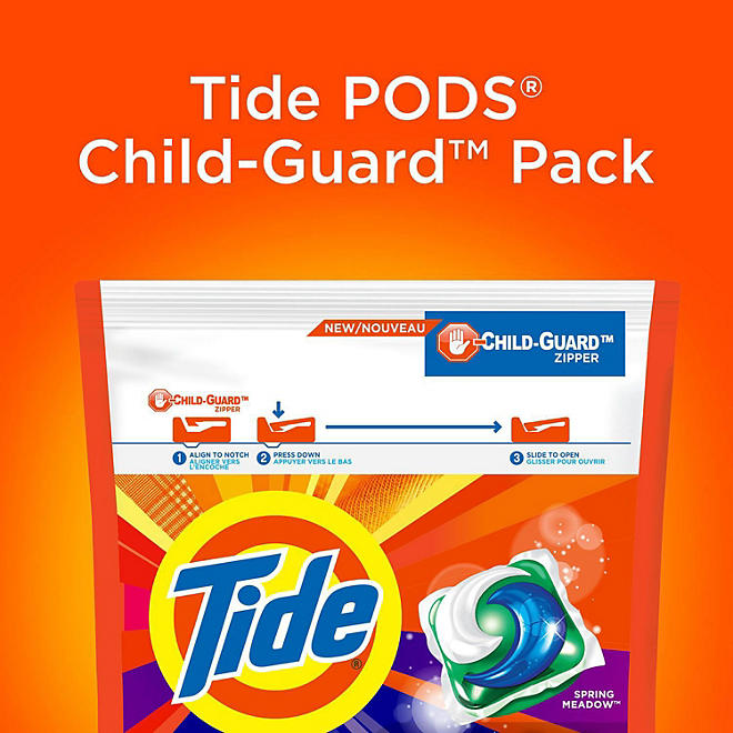 Tide Pods Laundry Detergent Pacs, Spring Meadow Scent – 168 ct