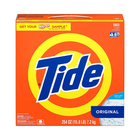 Tide Powder Laundry Detergent, Original Scent – 7.2 kg, 180 loads