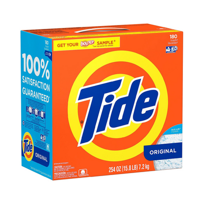 Tide Powder Laundry Detergent, Original Scent – 7.2 kg, 180 loads