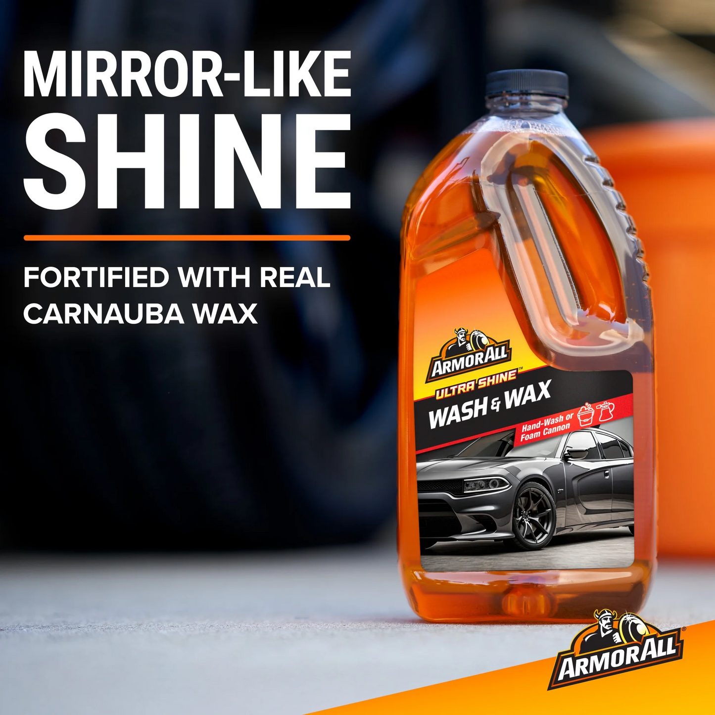 Armor All Ultra Shine Wash & Wax Liquid Car Wash – 1.89 L