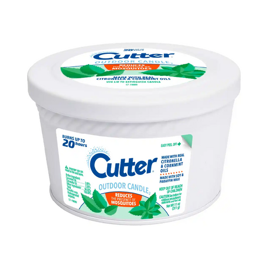 Cutter Outdoor Candle, Citronella and Mint Scent – 311 g