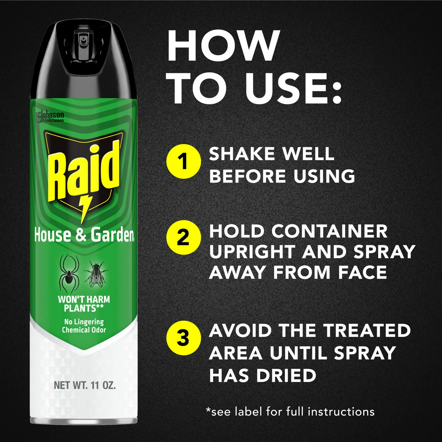 Raid House & Garden Insect Killer – 312 g