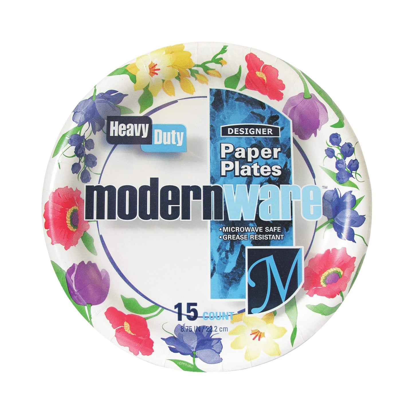 Modernware 8.75" Designer Paper Plates – 45 ct