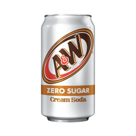 A&W Zero Sugar Cream Soda – 355 mL