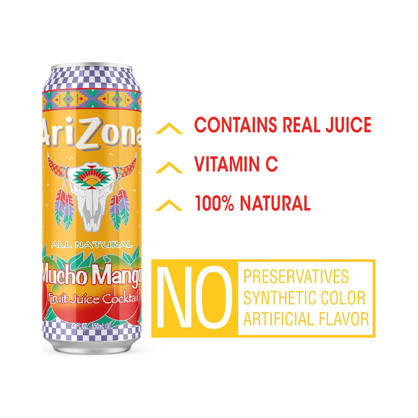 AriZona Mucho Mango Juice Cocktail – 650 mL