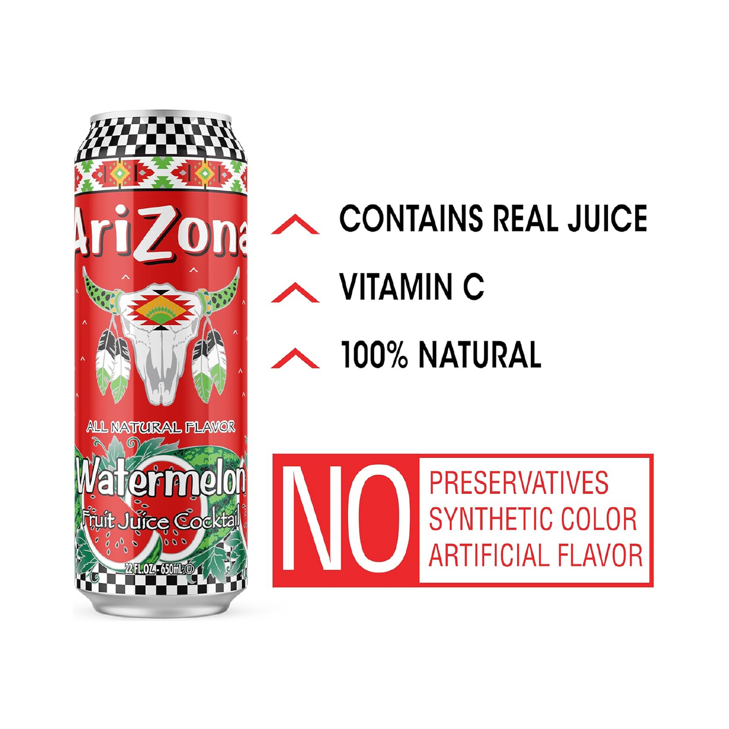 AriZona Watermelon Juice Cocktail – 650 mL