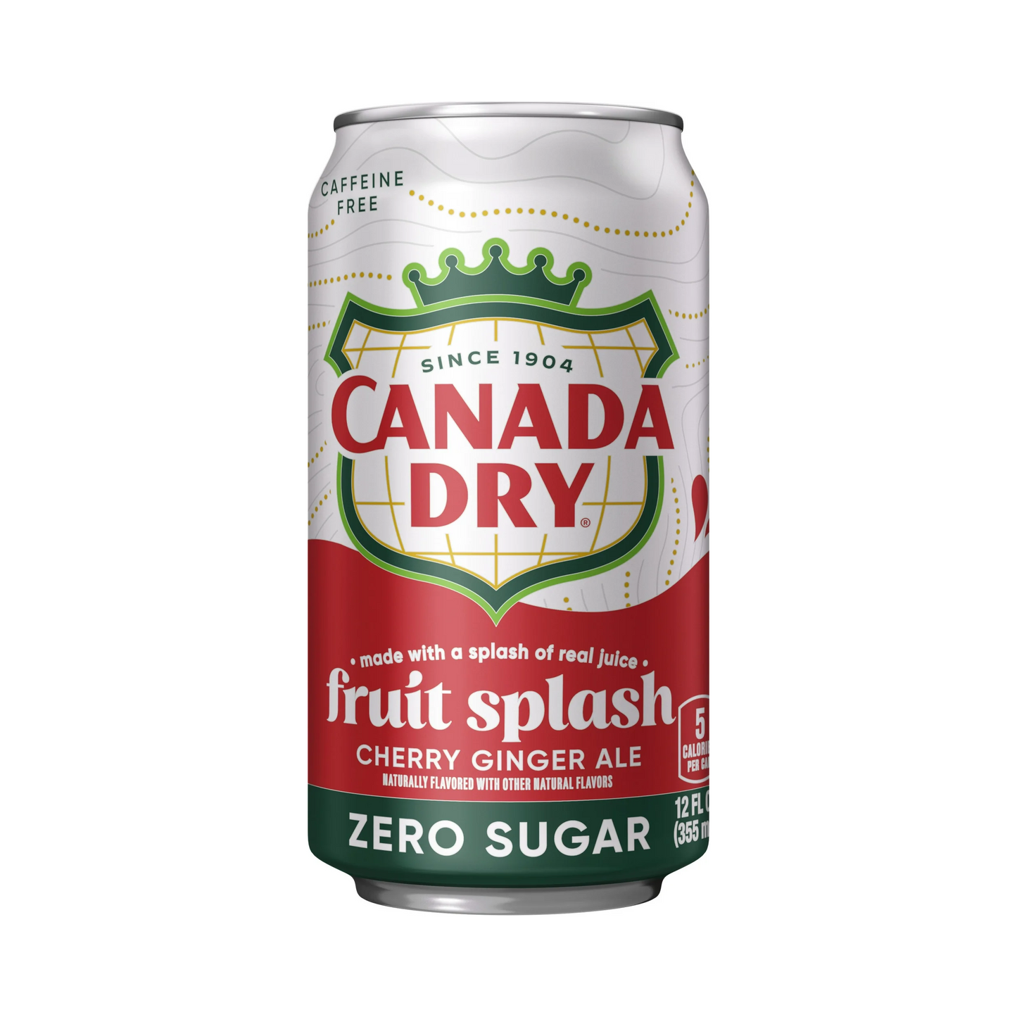 Canada Dry Fruit Splash Cherry Ginger Ale Zero Sugar – 355 mL