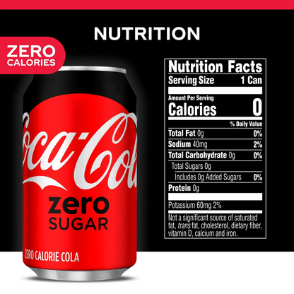 Coca-Cola Zero Sugar – 355 mL