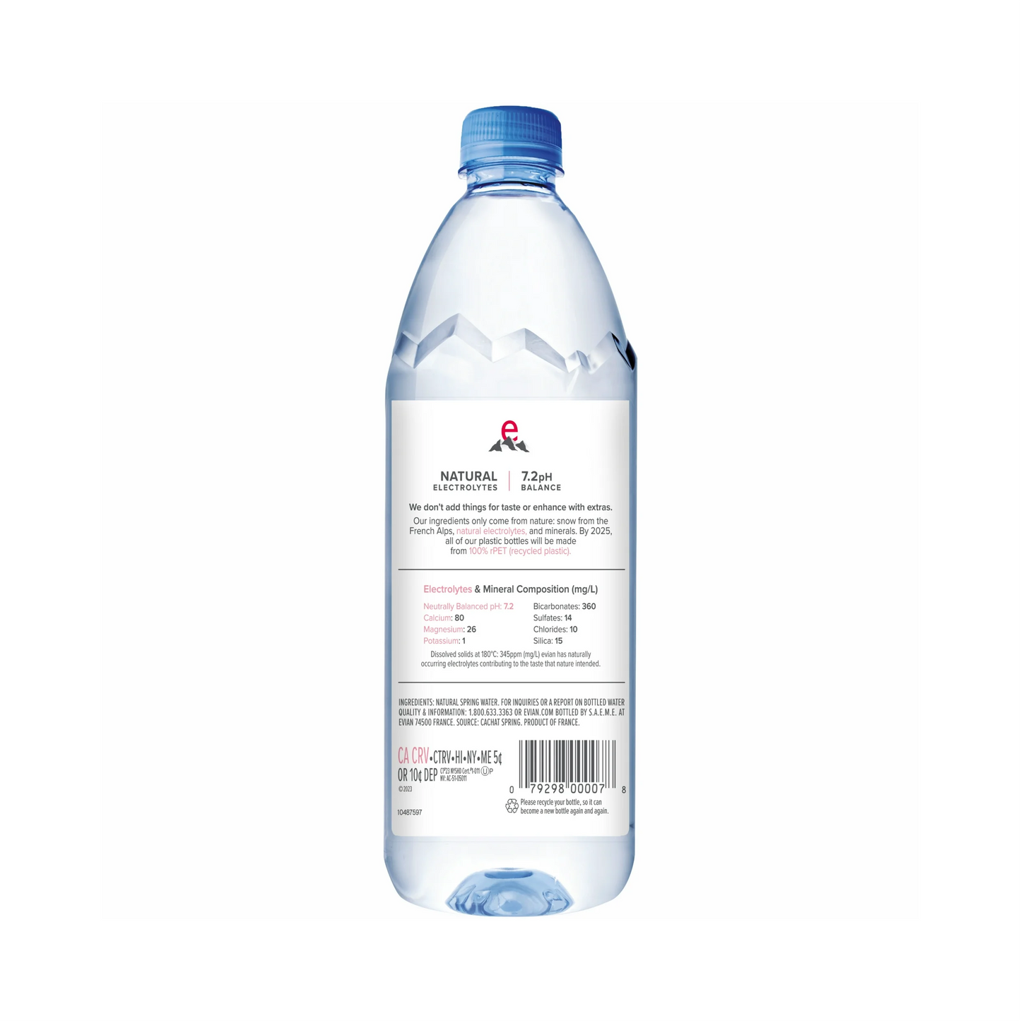 Evian Natural Spring Water – 1 L