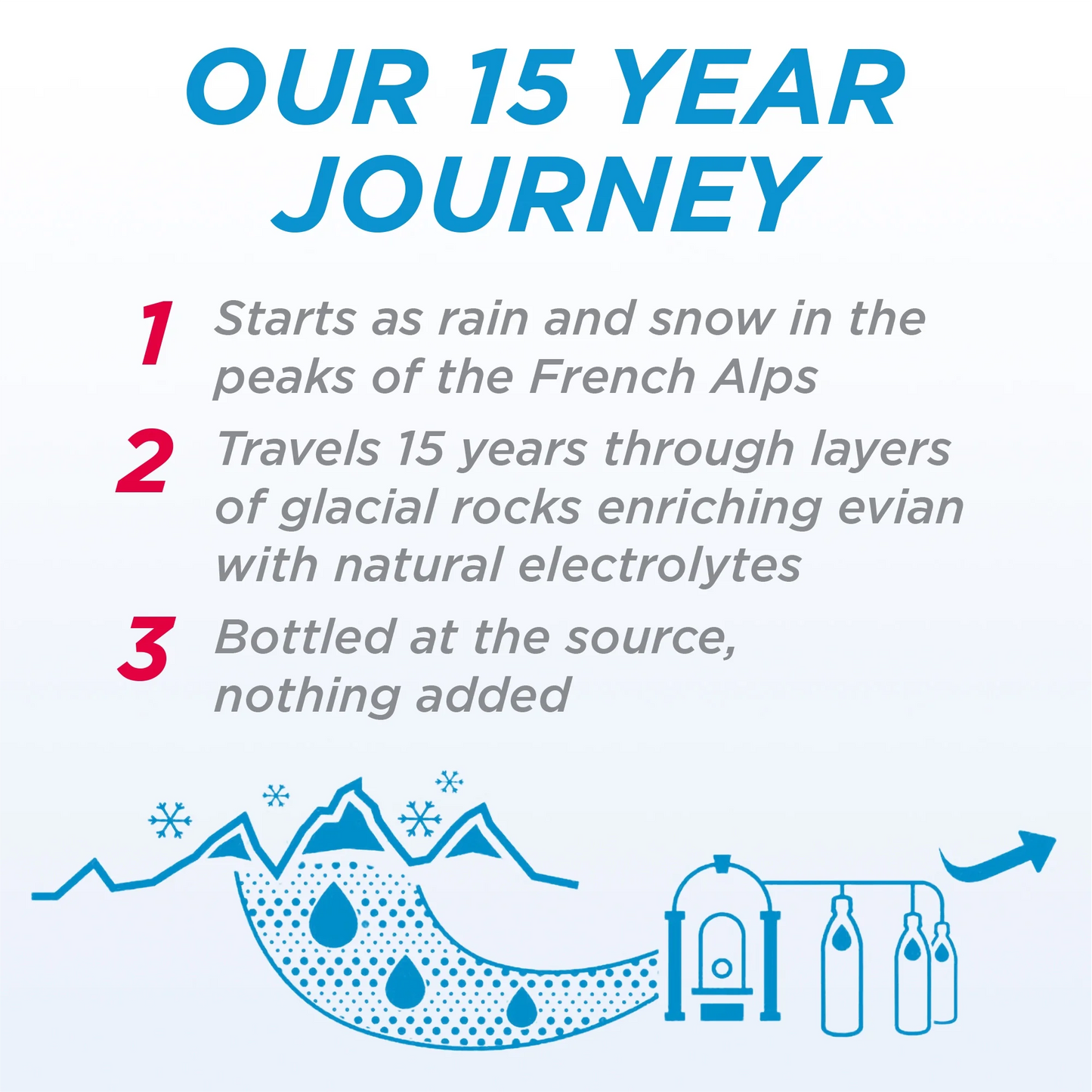 Evian Natural Spring Water – 1 L
