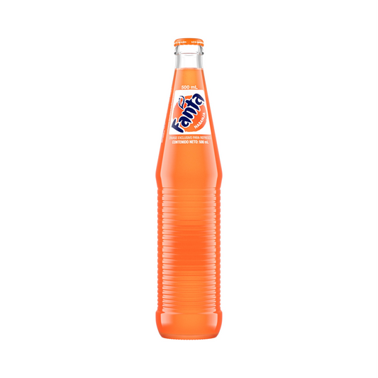 Fanta Orange Soda – 500 mL Glass Bottle