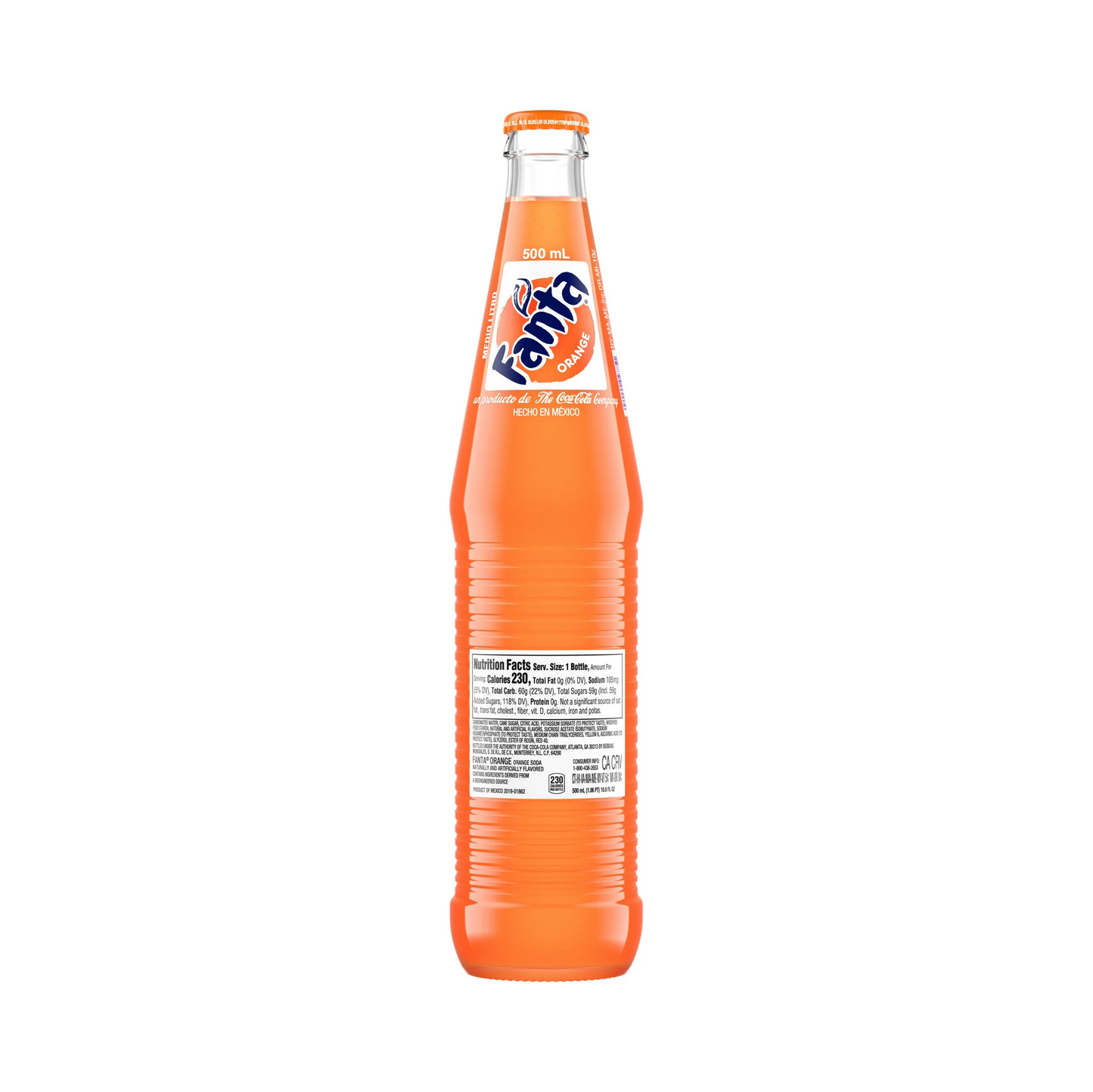 Fanta Orange Soda – 500 mL Glass Bottle