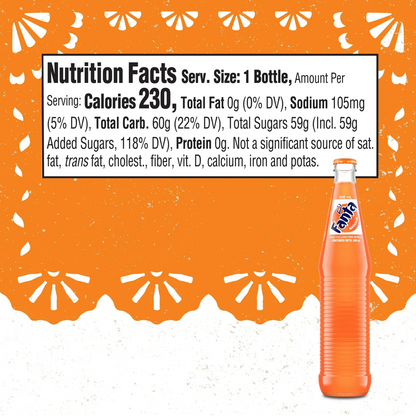 Fanta Orange Soda – 500 mL Glass Bottle