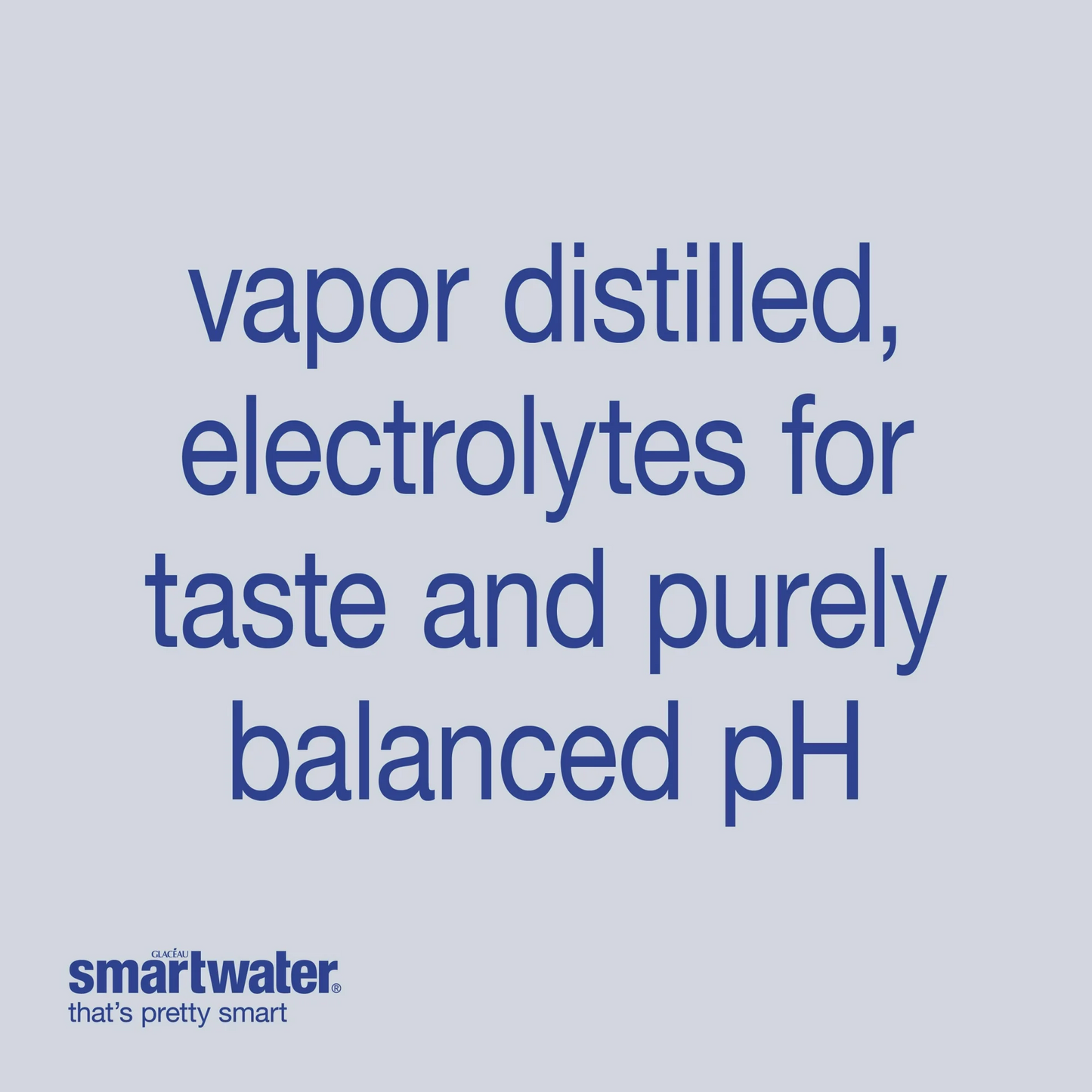 Glaceau Smartwater Vapor Distilled Water with Added Electrolytes – 1 L