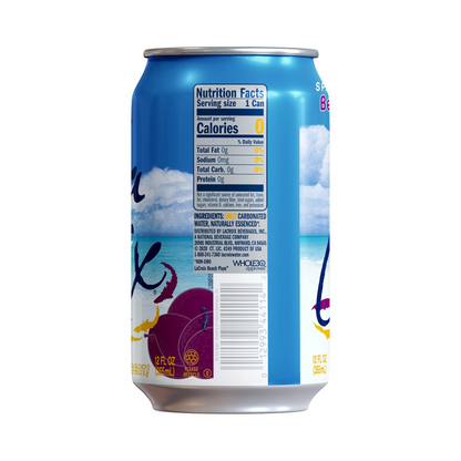 LaCroix Beach Plum Flavored Sparkling Water – 355 mL