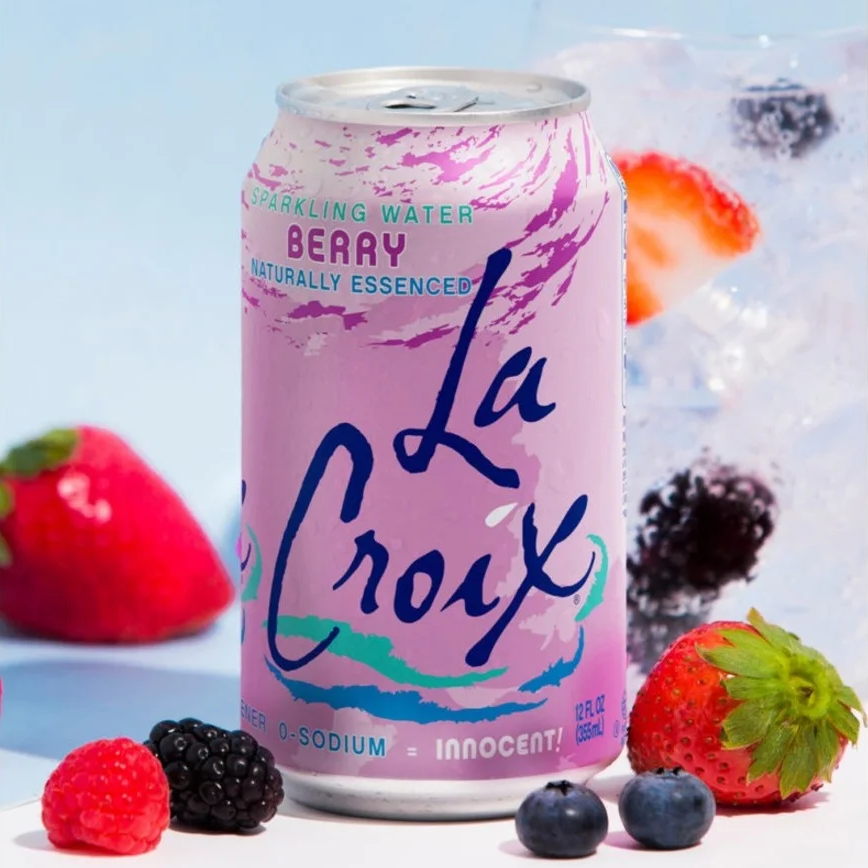 LaCroix Berry Flavored Sparkling Water – 355 mL