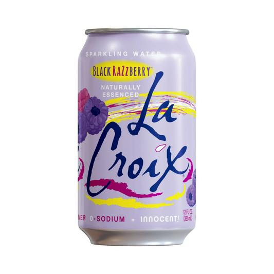 LaCroix Black Razz Berry Flavored Sparkling Water – 355 mL