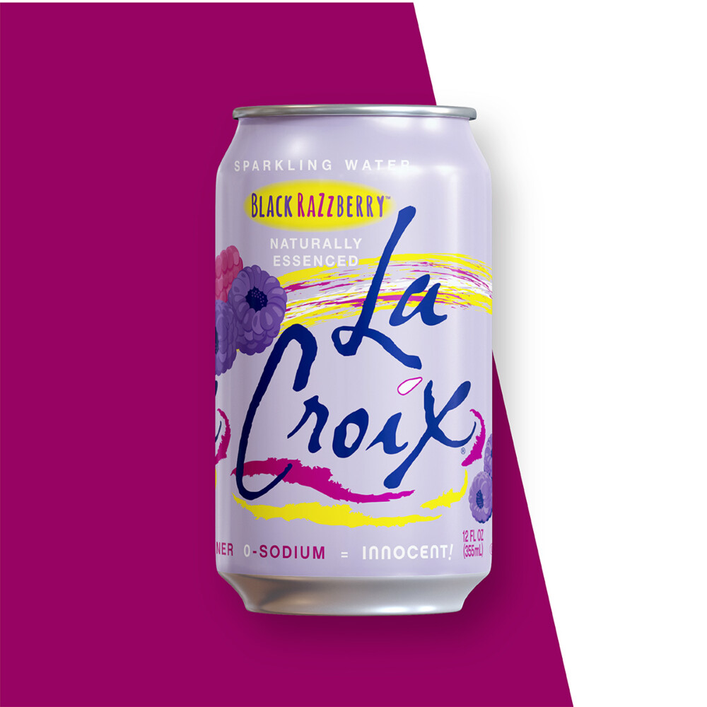 LaCroix Black Razz Berry Flavored Sparkling Water – 355 mL