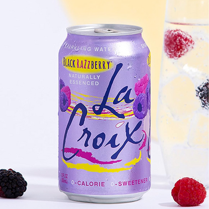 LaCroix Black Razz Berry Flavored Sparkling Water – 355 mL