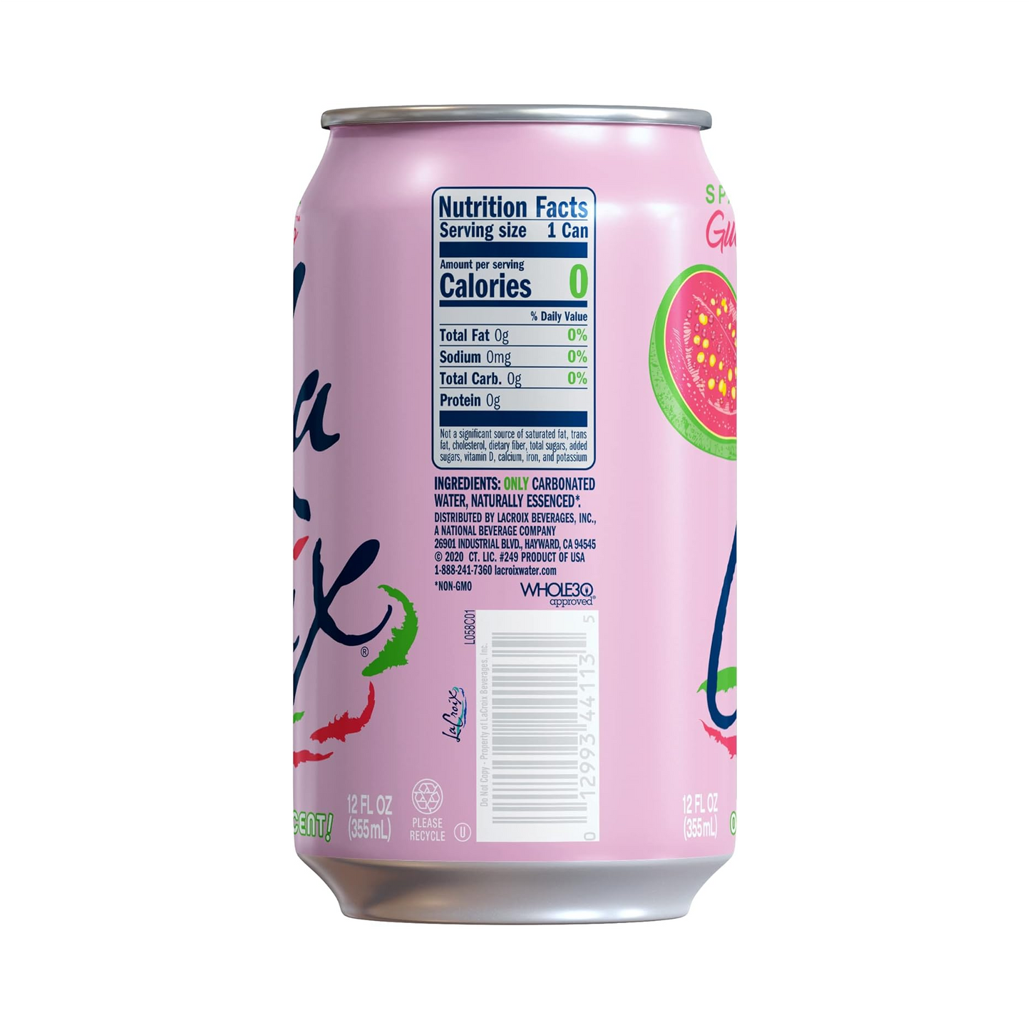 LaCroix Guava Sao Paulo Flavored Sparkling Water – 355 mL, 12 ct