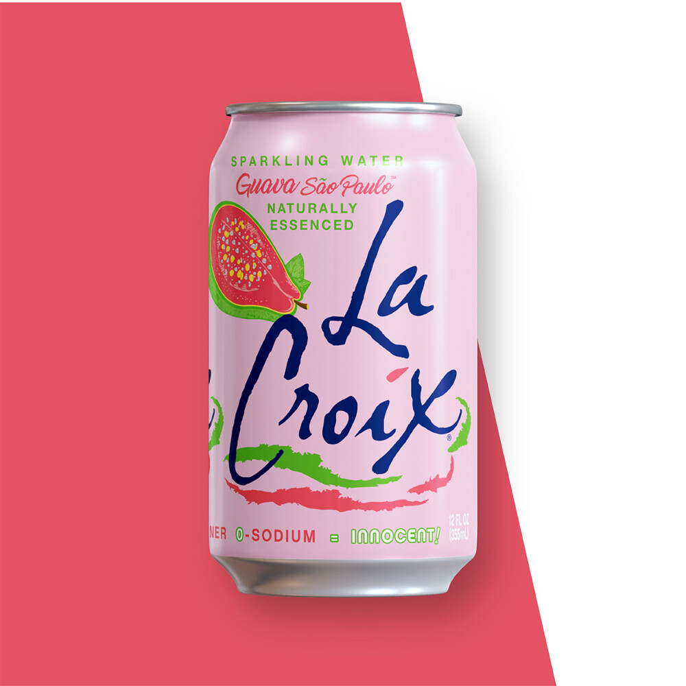LaCroix Guava Sao Paulo Flavored Sparkling Water – 355 mL, 12 ct