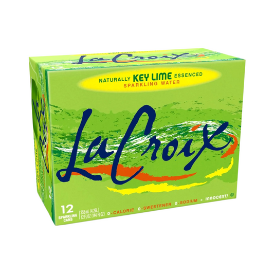 LaCroix Key Lime Flavored Sparkling Water – 355 mL, 12 ct