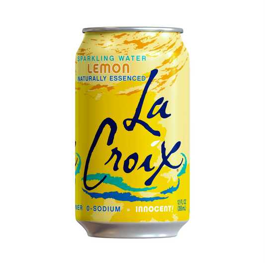 LaCroix Lemon Flavored Sparkling Water – 355 mL