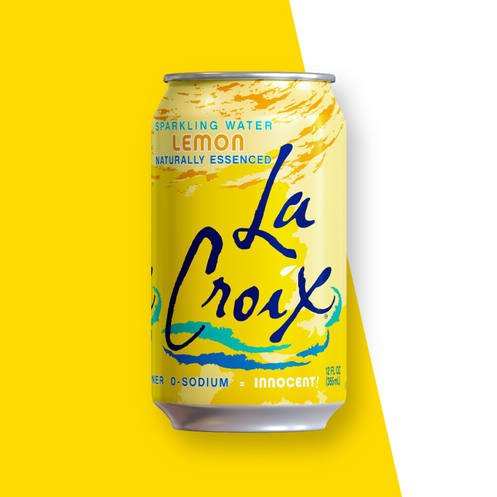 LaCroix Lemon Flavored Sparkling Water – 355 mL