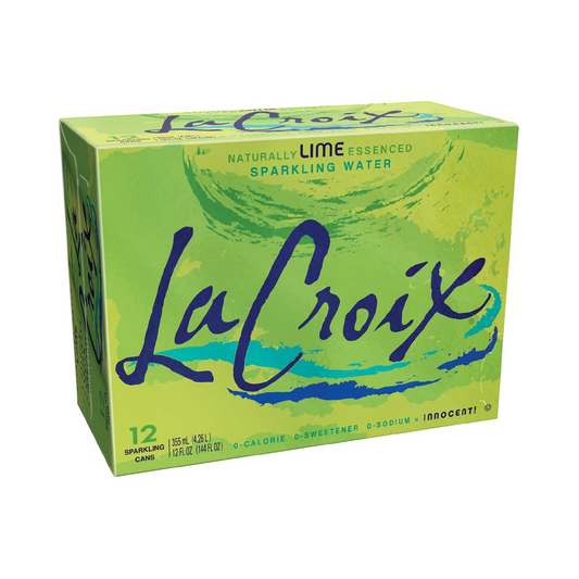 LaCroix Lime Flavored Sparkling Water – 355 mL, 12 ct