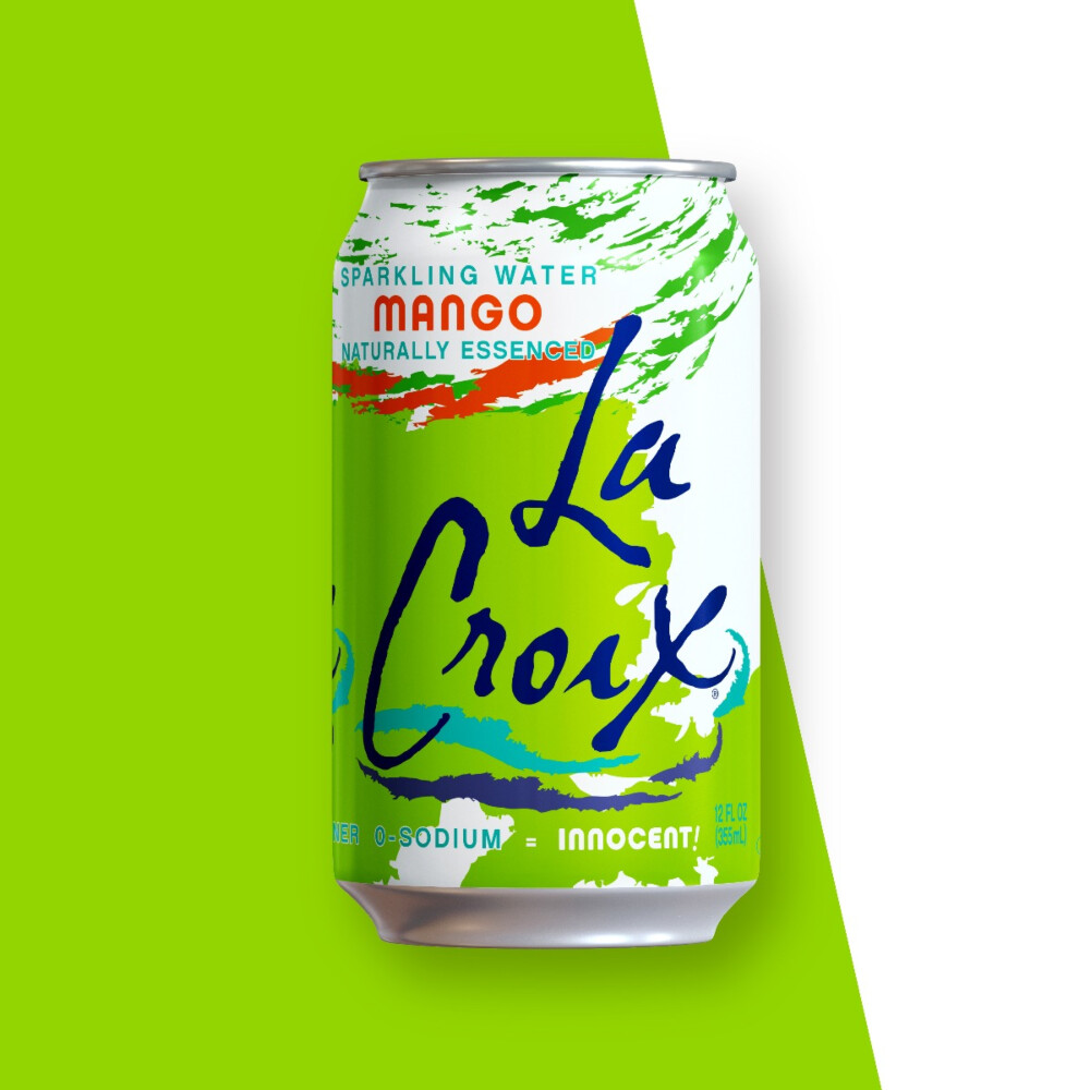 LaCroix Mango Flavored Sparkling Water – 355 mL, 12 ct