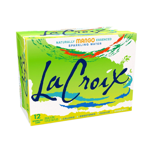 LaCroix Mango Flavored Sparkling Water – 355 mL, 12 ct