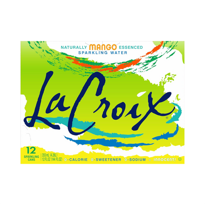 LaCroix Mango Flavored Sparkling Water – 355 mL, 12 ct