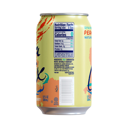 LaCroix Peach-Pear Flavored Sparkling Water – 355 mL