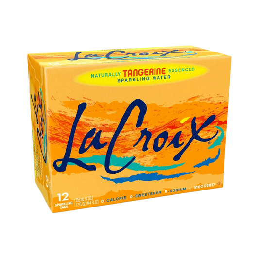 LaCroix Tangerine Flavored Sparkling Water – 355 mL, 12 ct