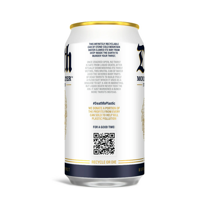 Liquid Death Still Mountain Water – 355 mL