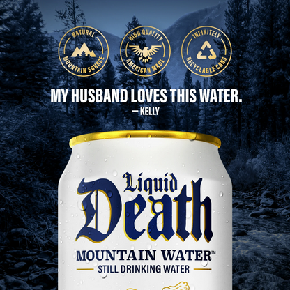 Liquid Death Still Mountain Water – 355 mL