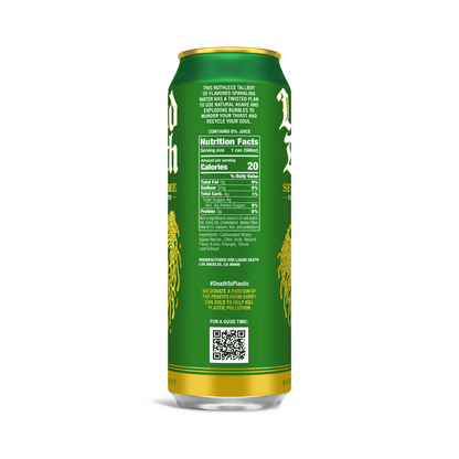 Liquid Death Severed Lime, Lime Flavored Sparkling Water – 568 mL